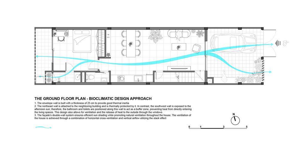 Ground floor ventilation strategy drawing