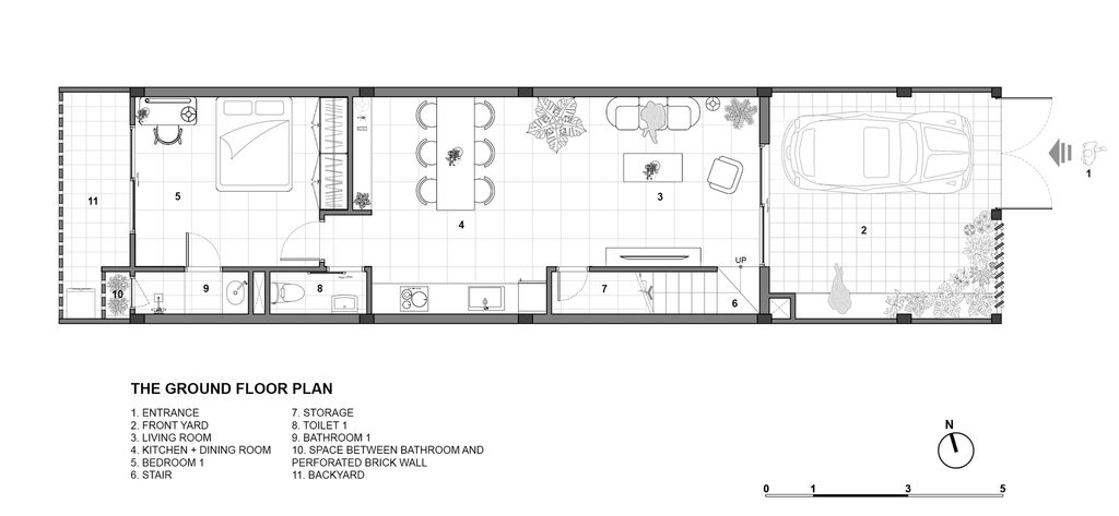 Ground floor plan drawing