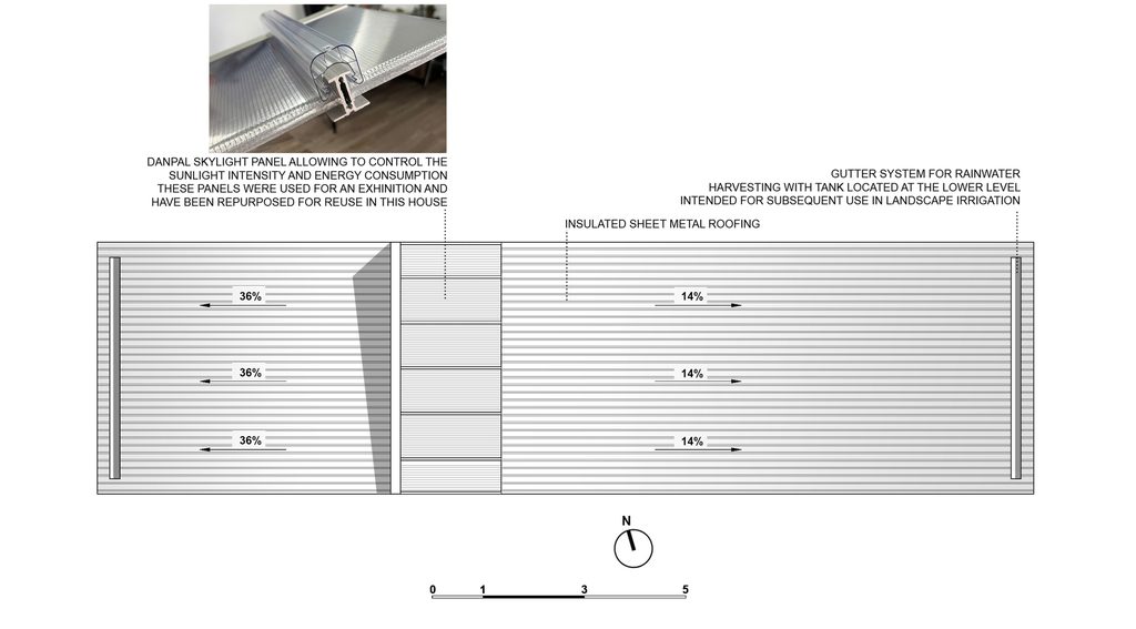 Roof plan drawing