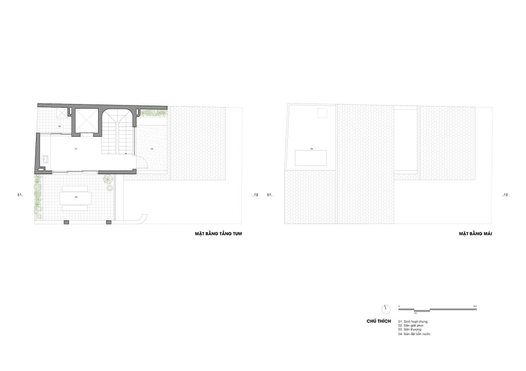 CUNCOI House architectural drawing — 01.NHÀ CUNCOI- MÁI