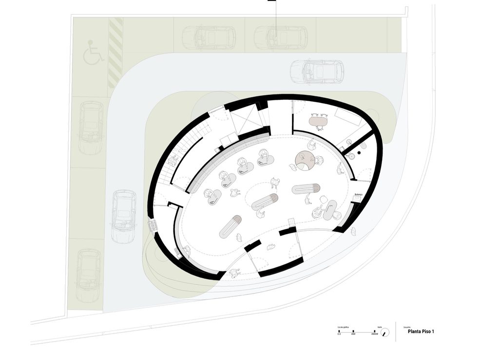Ground floor plan drawing