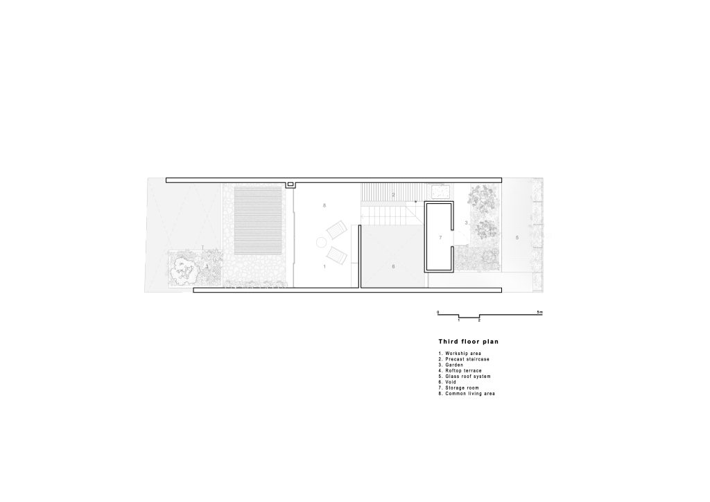 HK’S HOUSE by TRẦN TRUNG Architects, third floor plan