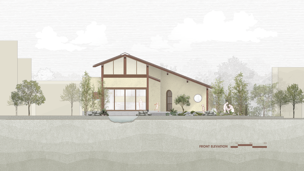 Main elevation drawing