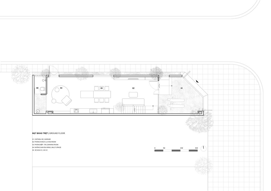 Ground floor plan drawing