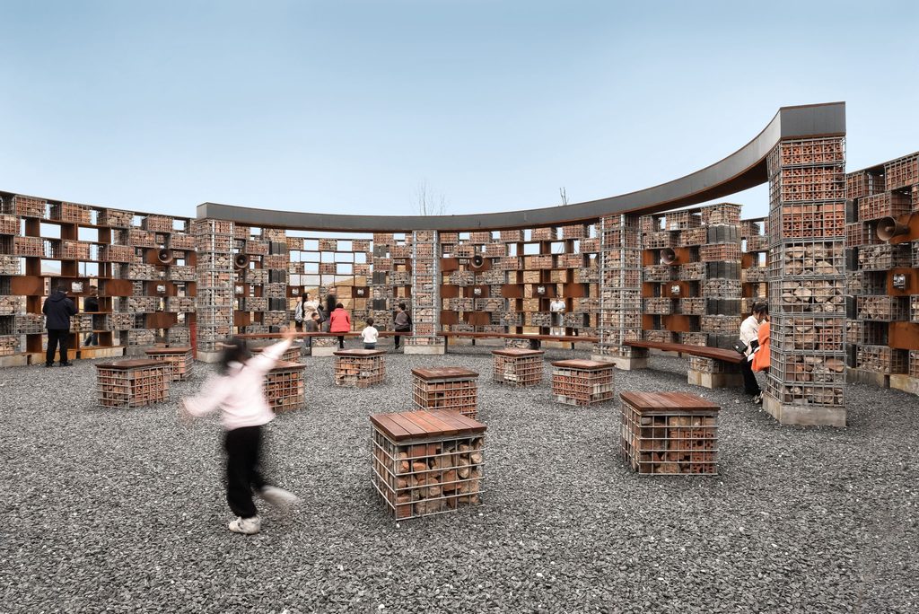 Echo Plaza, an outdoor amphitheatre for gatherings