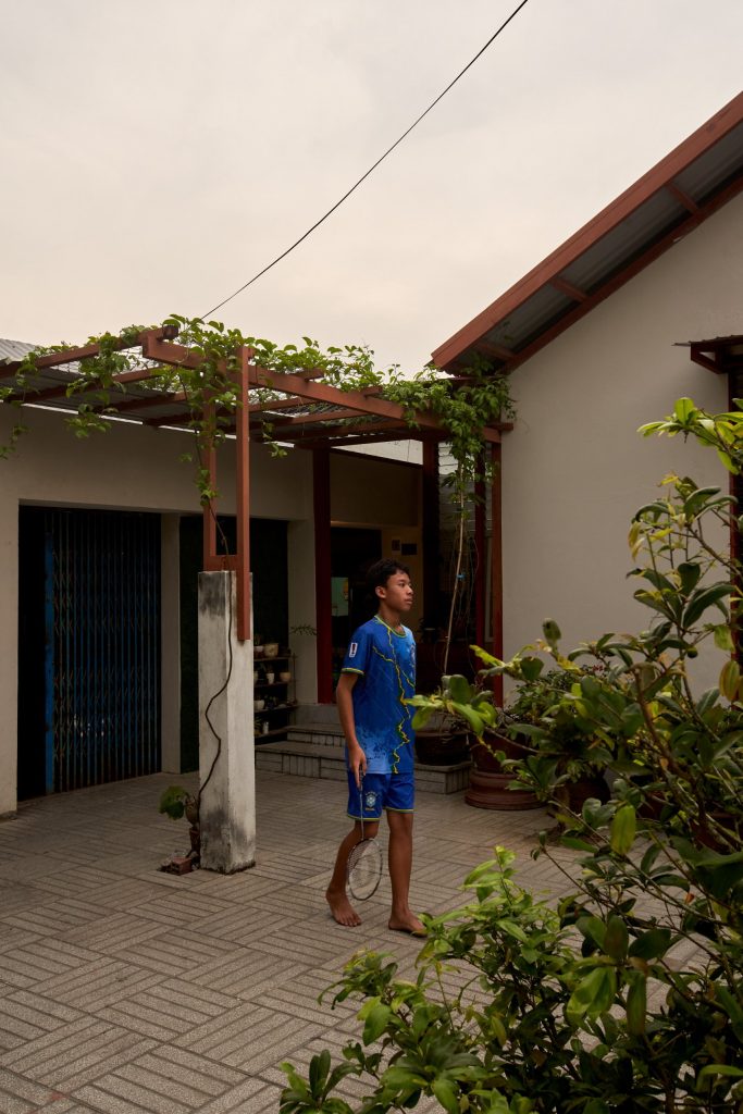 Garden House by aha.studio.arc, Go Quao, An Giang, porch and pergola