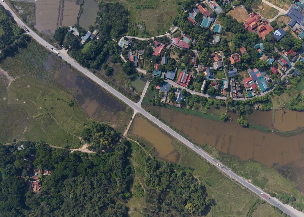 Aerial site context drawing