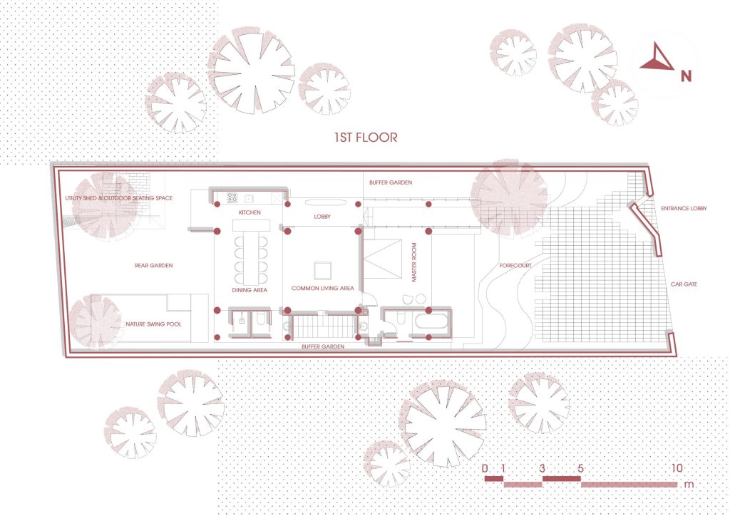 Ground floor plan drawing