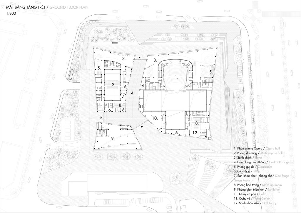 Ground floor plan drawing