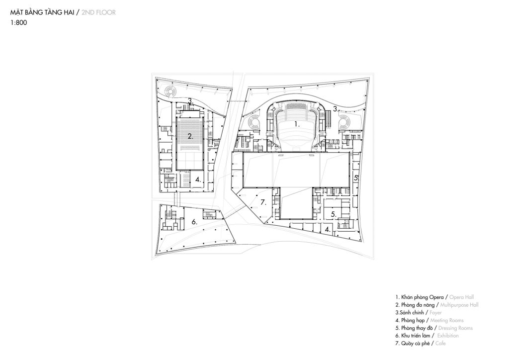 Second floor plan drawing