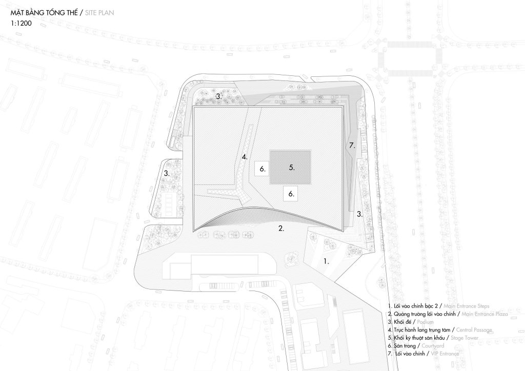 Site plan drawing