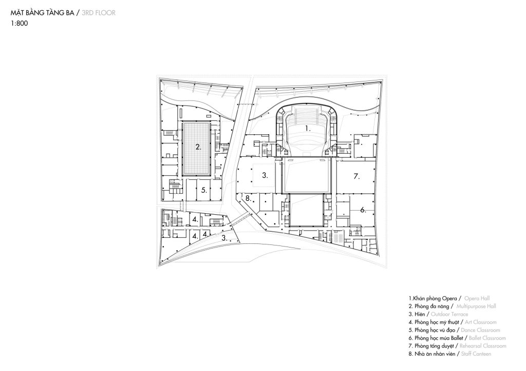 Third floor plan drawing