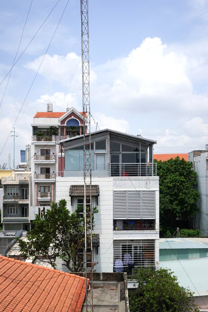Room Above by scale50, Ho Chi Minh City, the new room above the townhouse seen across the rooftops