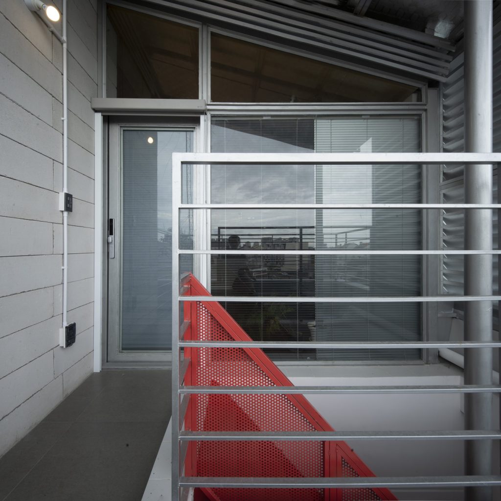 Room Above by scale50, Ho Chi Minh City, glazed edge with steel railing