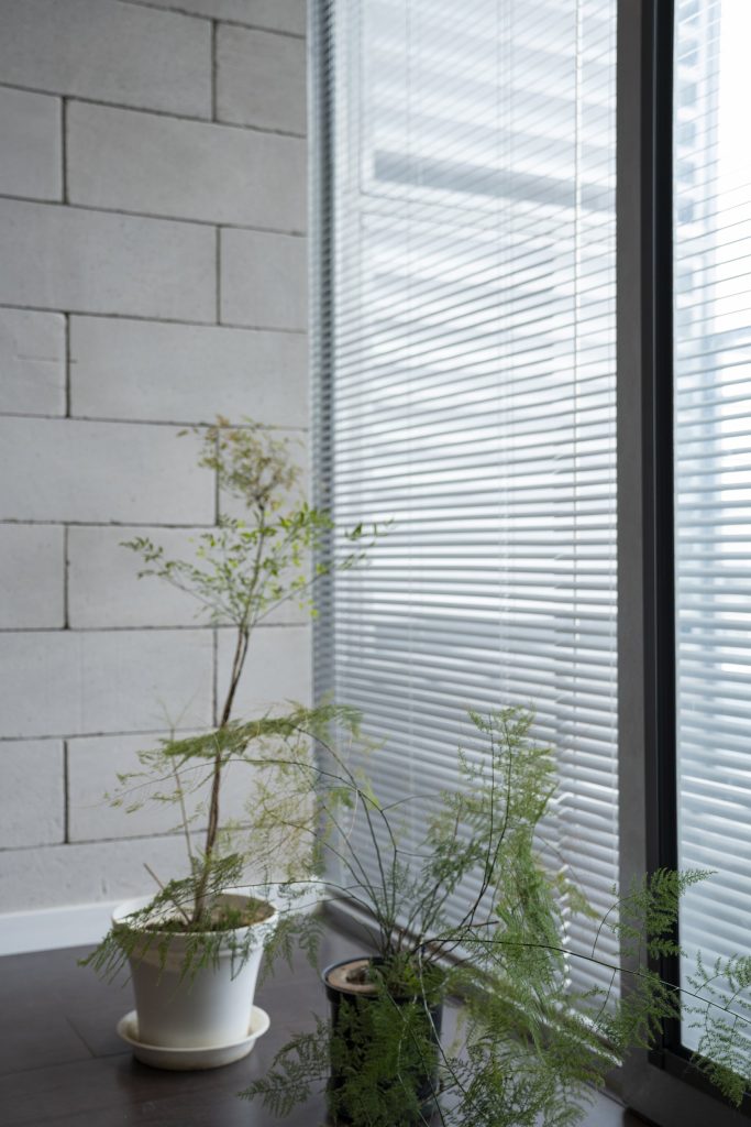 Room Above by scale50, Ho Chi Minh City, block wall and tall window