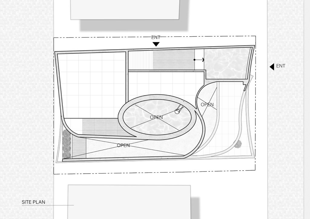 Site plan drawing