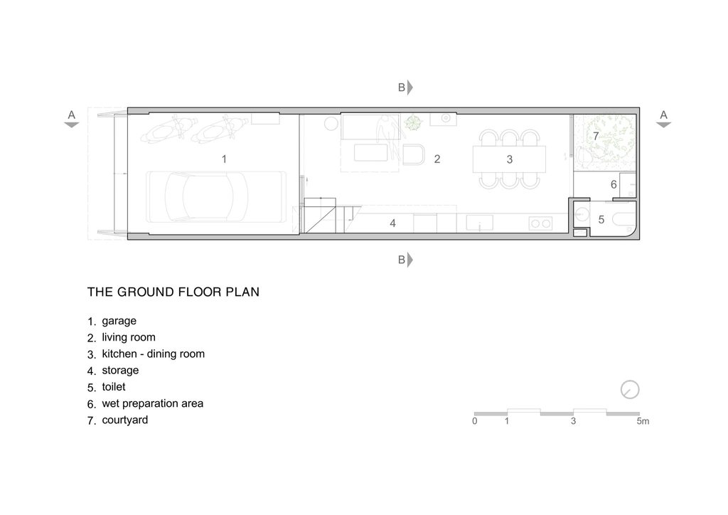 Ground floor plan drawing