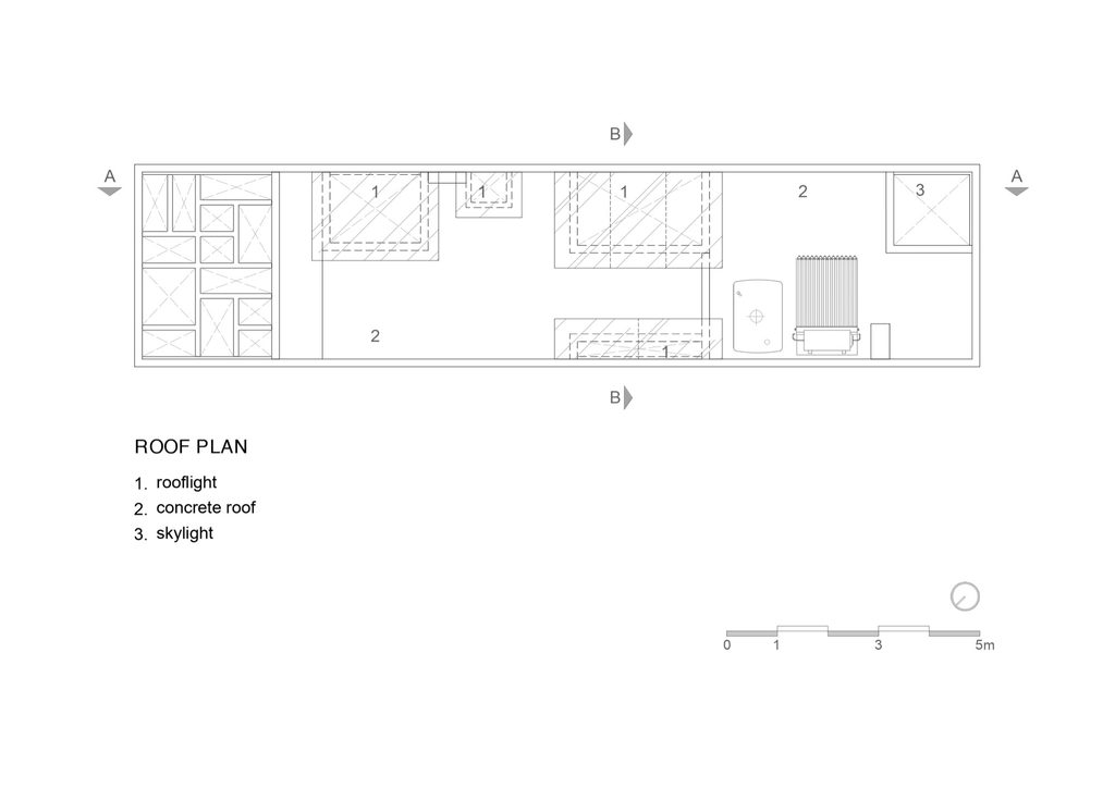 Roof plan drawing