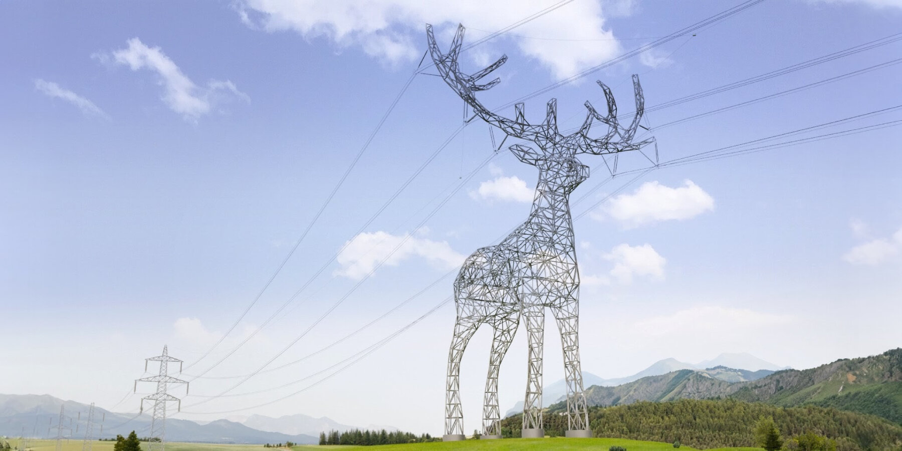 Austria Explores Animal-Shaped Power Lines as New Symbols of Public Infrastructure