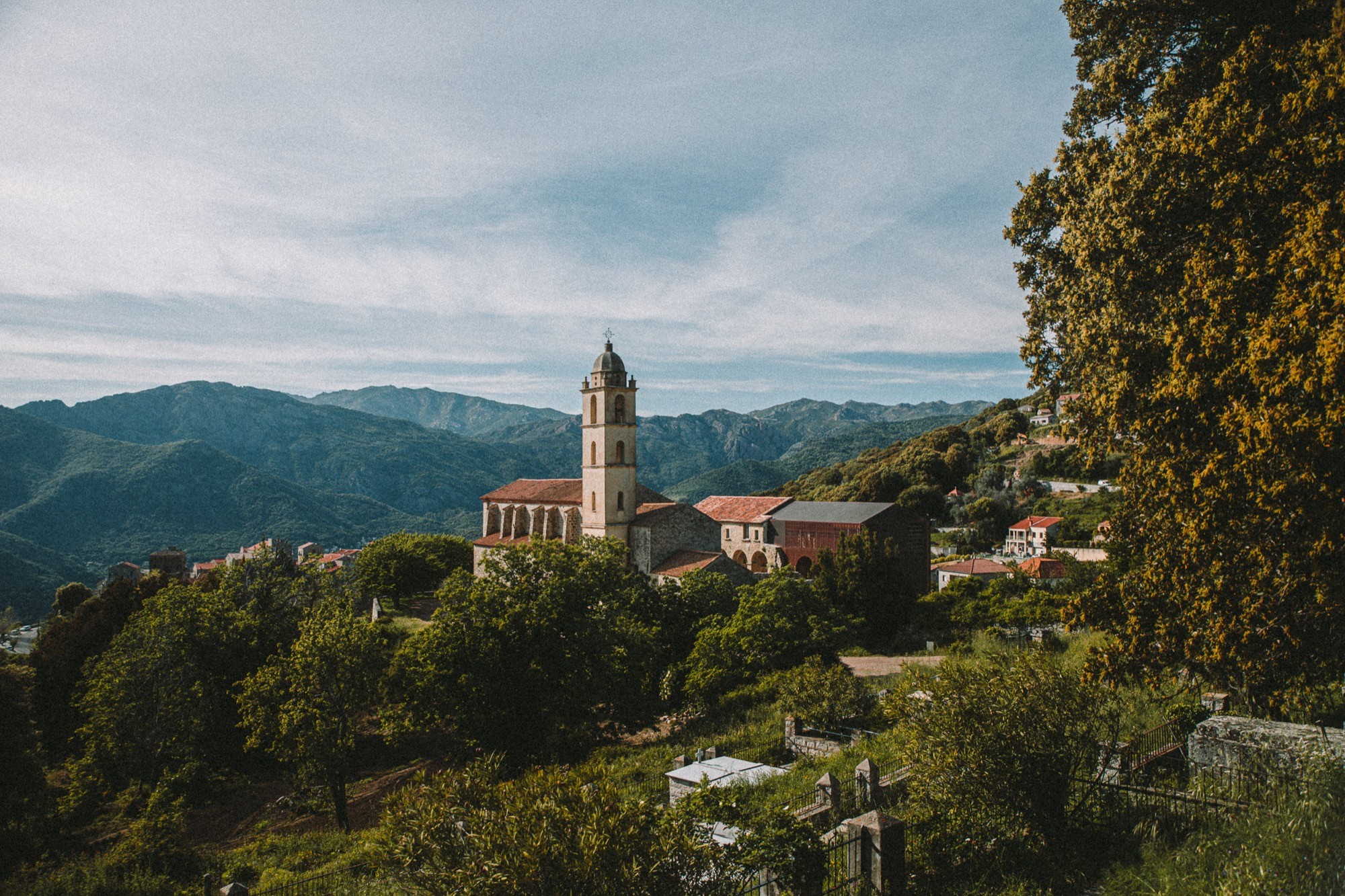 Amelia Tavella revives a 15th-century Corsican convent with perforated copper