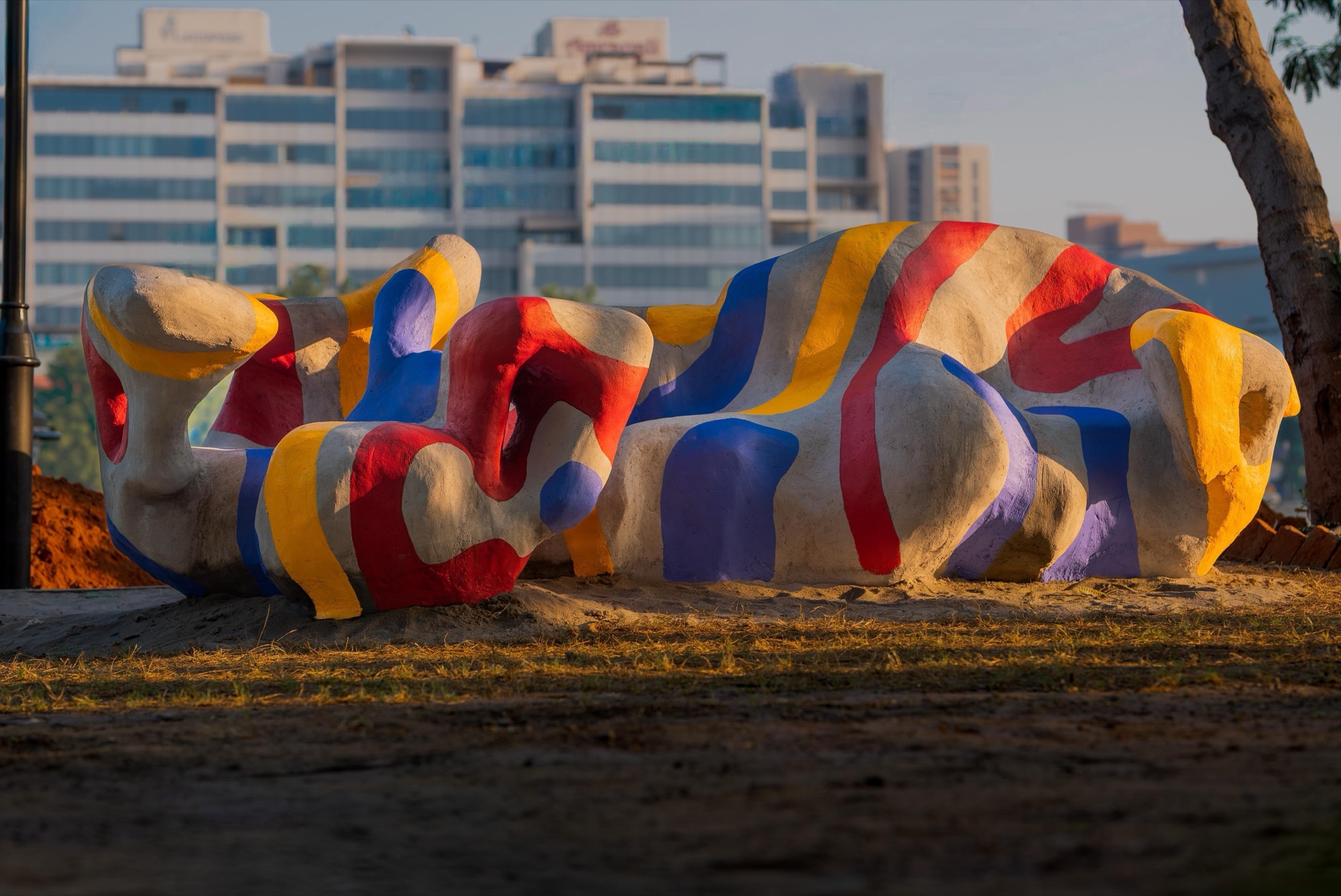 Chakrajeevan Udyan in Ahmedabad turns safety into landscape form
