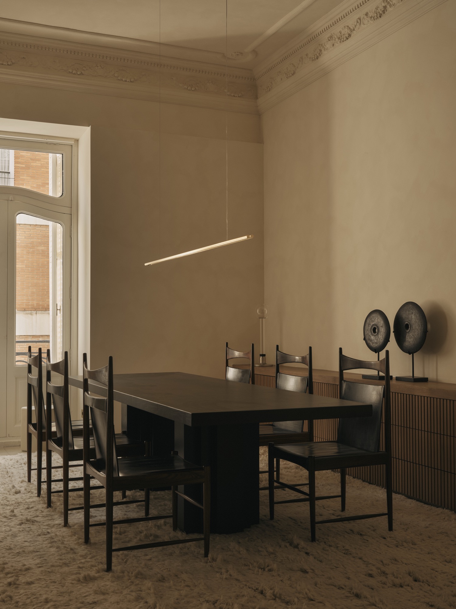 The beauty of wabi sabi apartment shaped by time and light