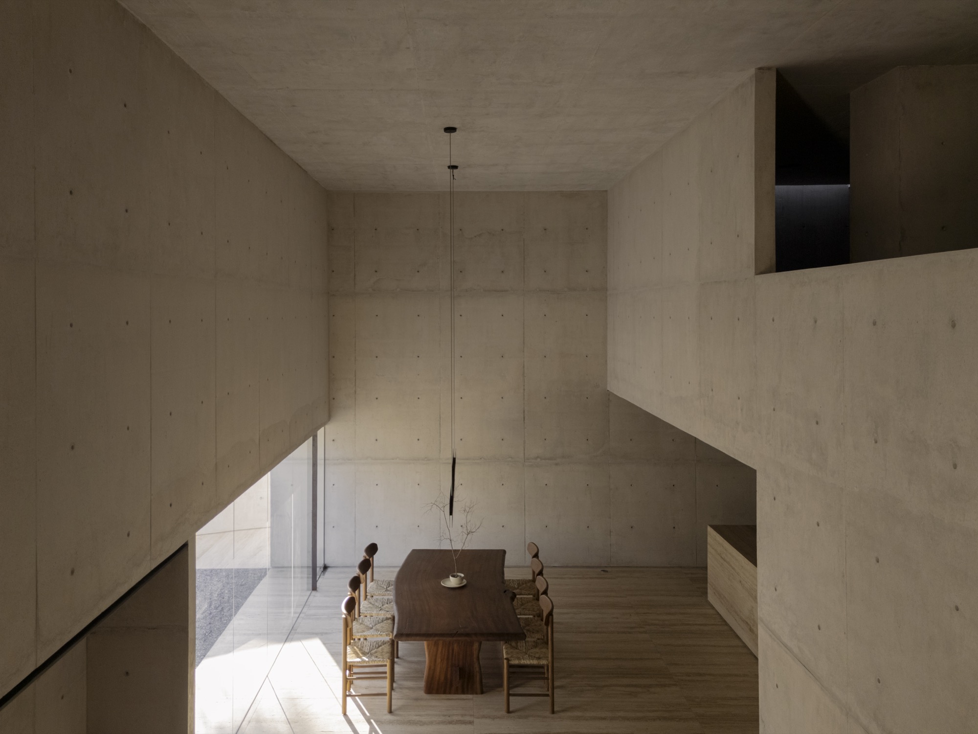 Casa Tao shaped by shade and silence