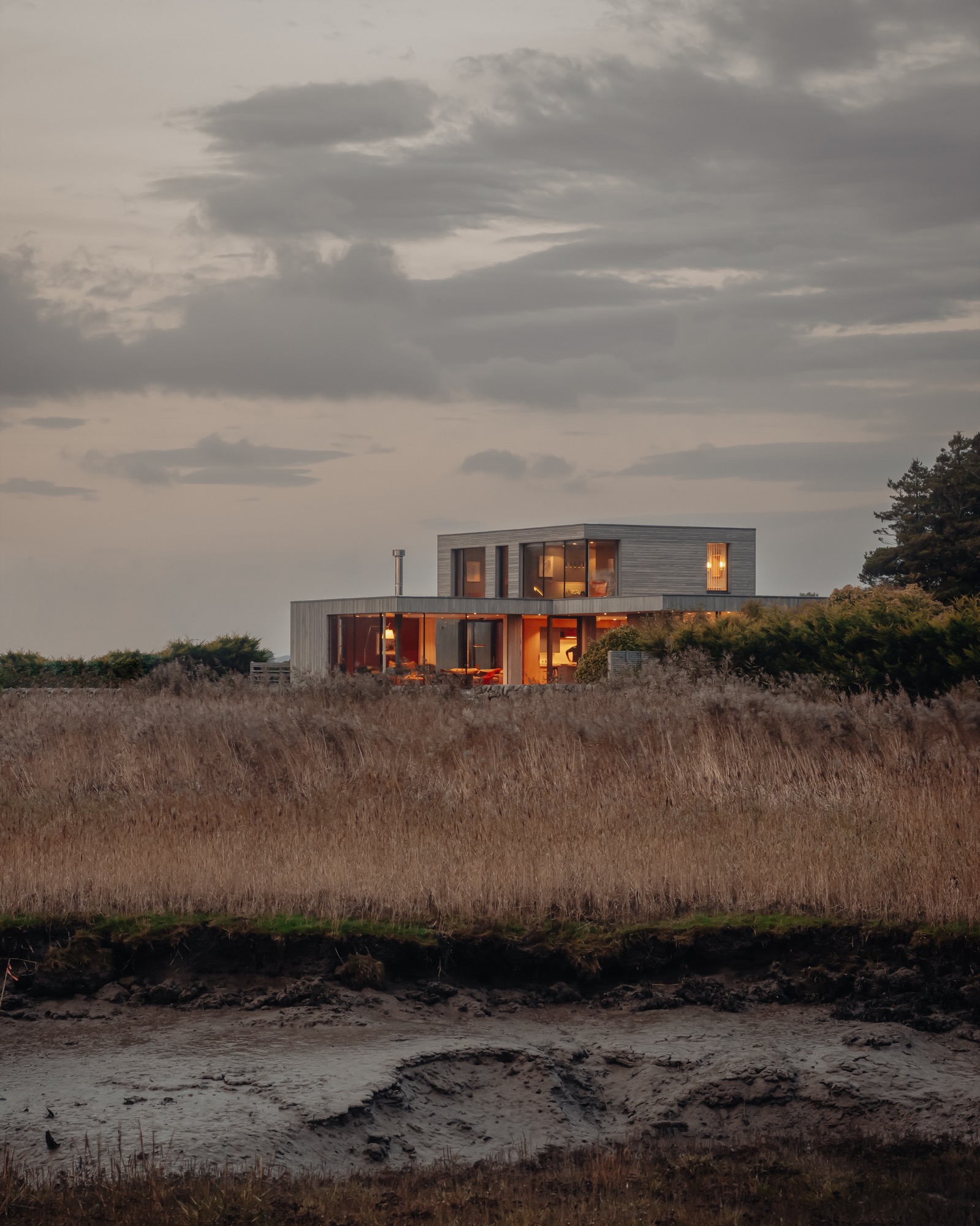 Brick and timber house on the Solway Coast
