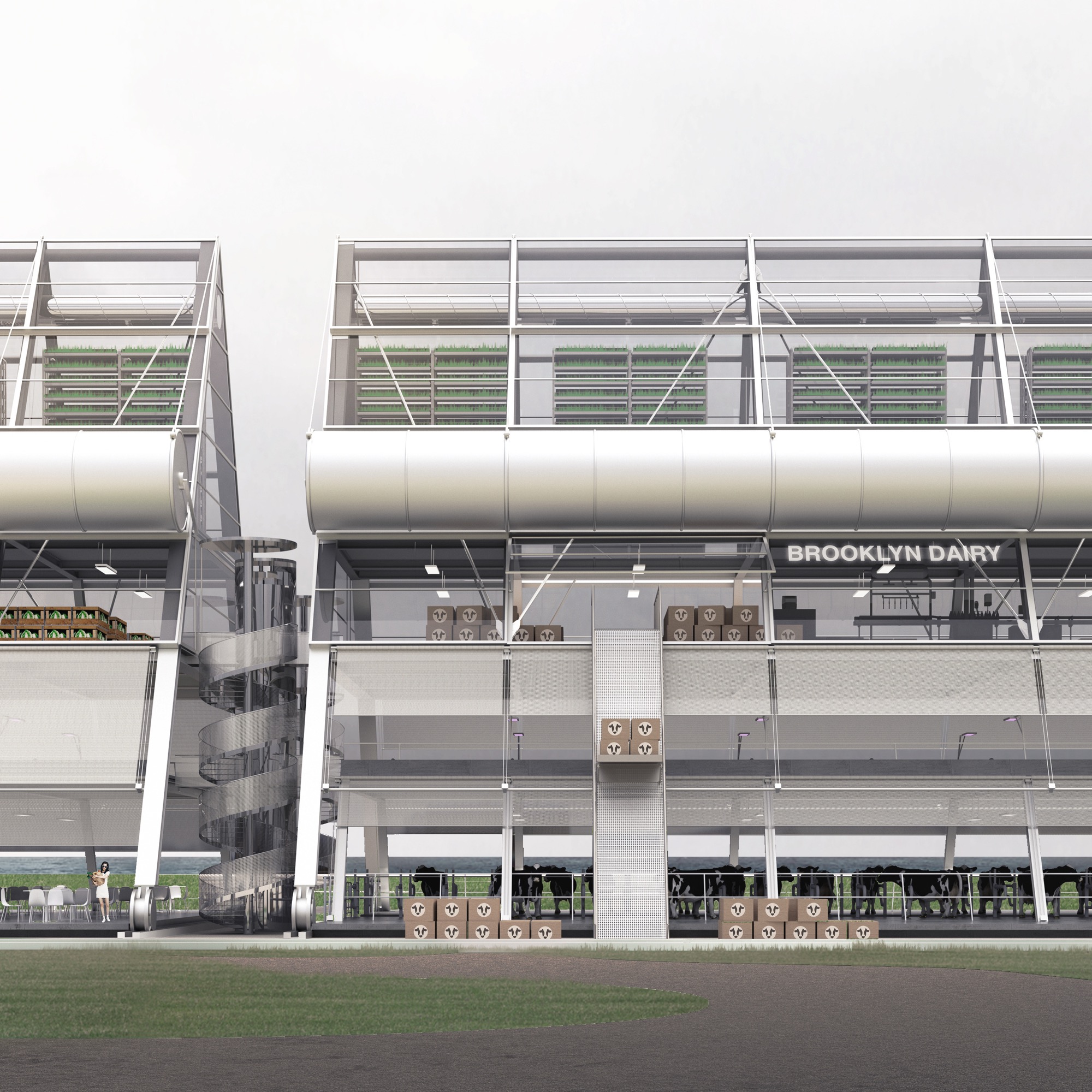 Brooklyn Dairy Project: Industry city as an urban productive System