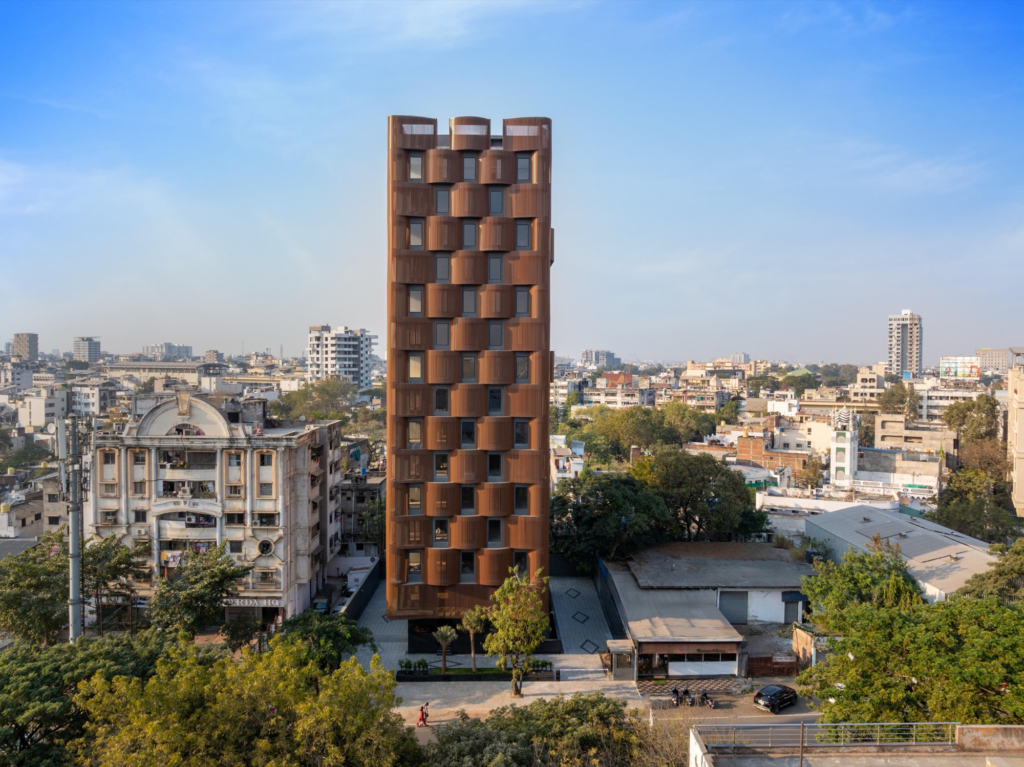 Climate driven design shapes Stella office tower in Nagpur