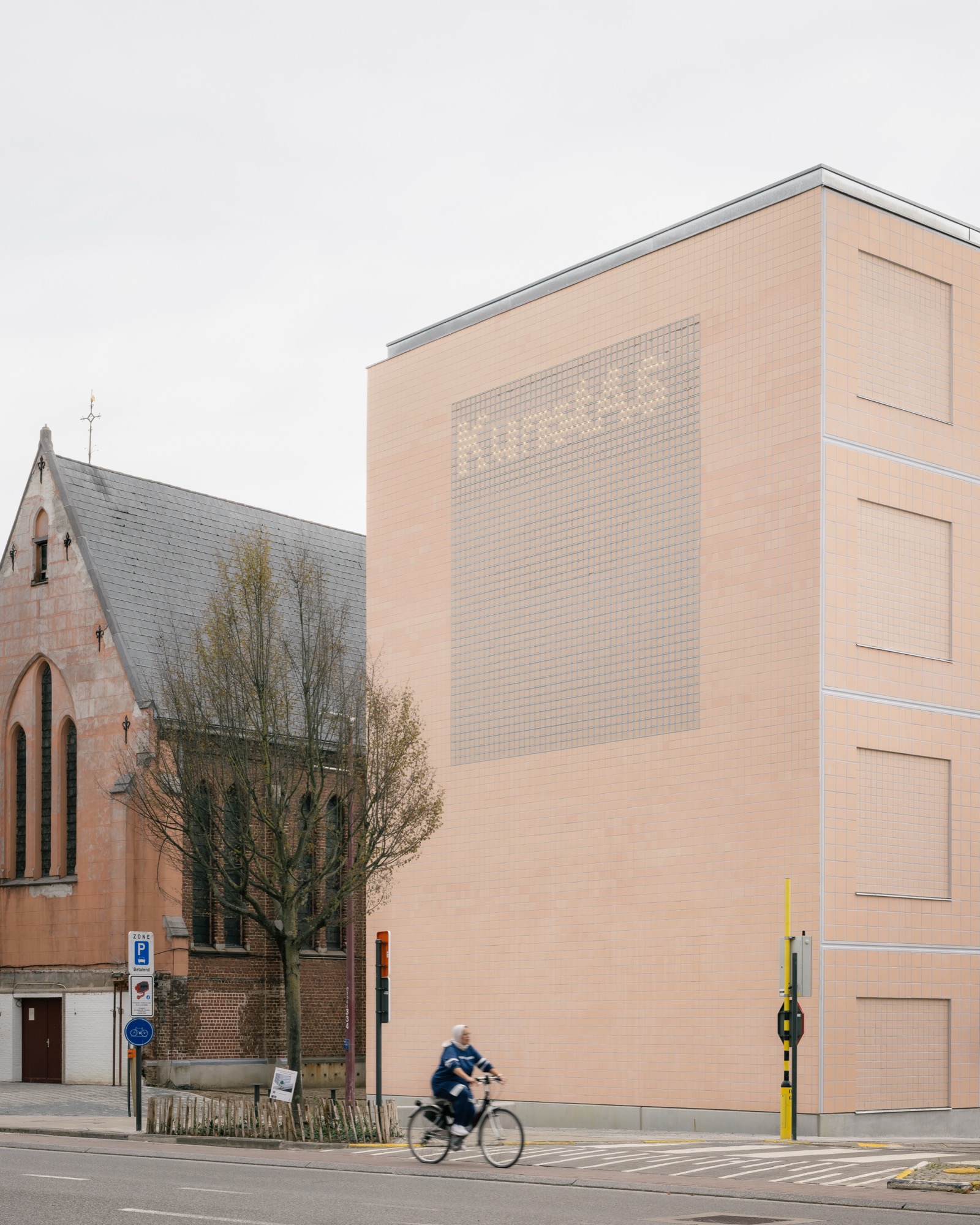 Arts Campus Kunst As frames chapel and cloister garden in Asse