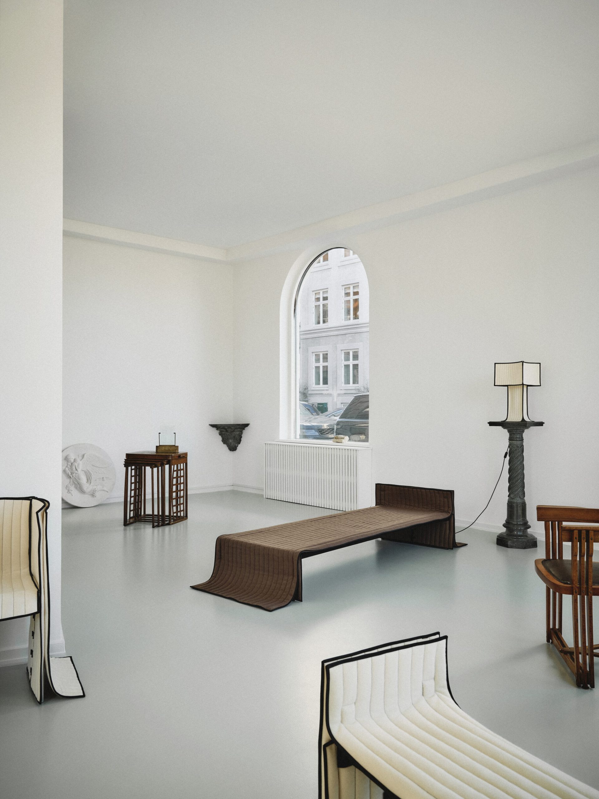 Lærke Ryom turns furniture into dressed structures in raiments