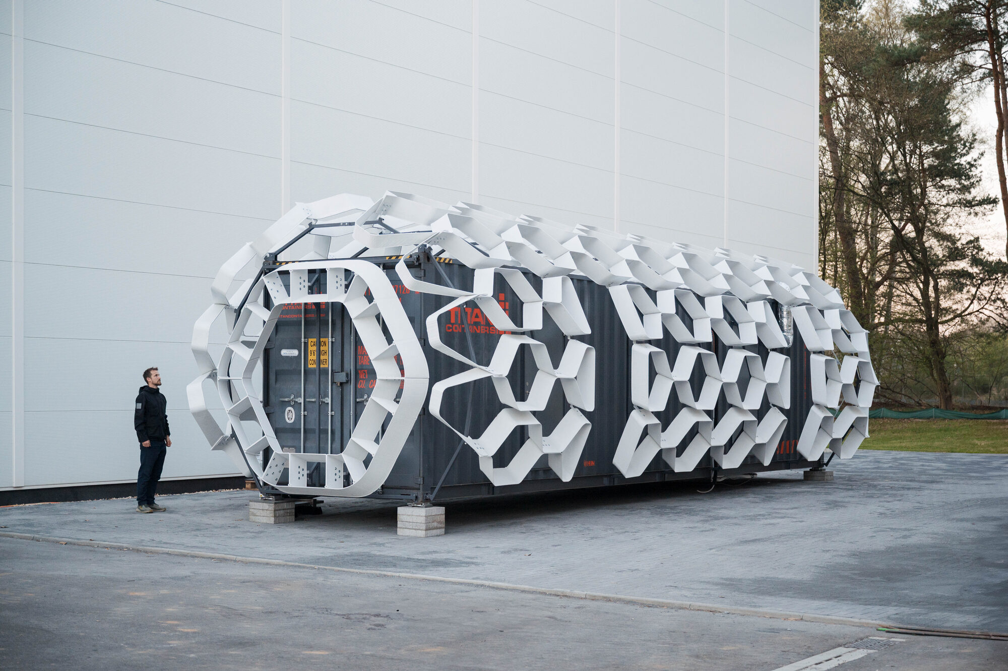SAGA Space Architects converts shipping container into lunar habitat for astronaut training