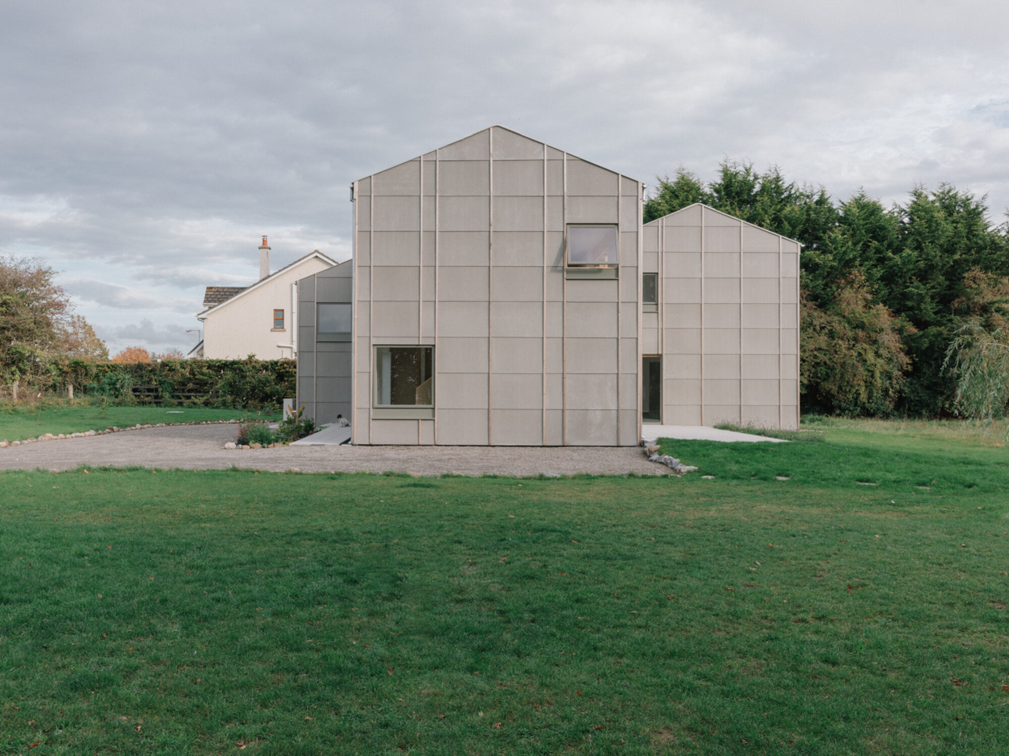 Agricultural buildings inform family house by T O B Architect in Ireland