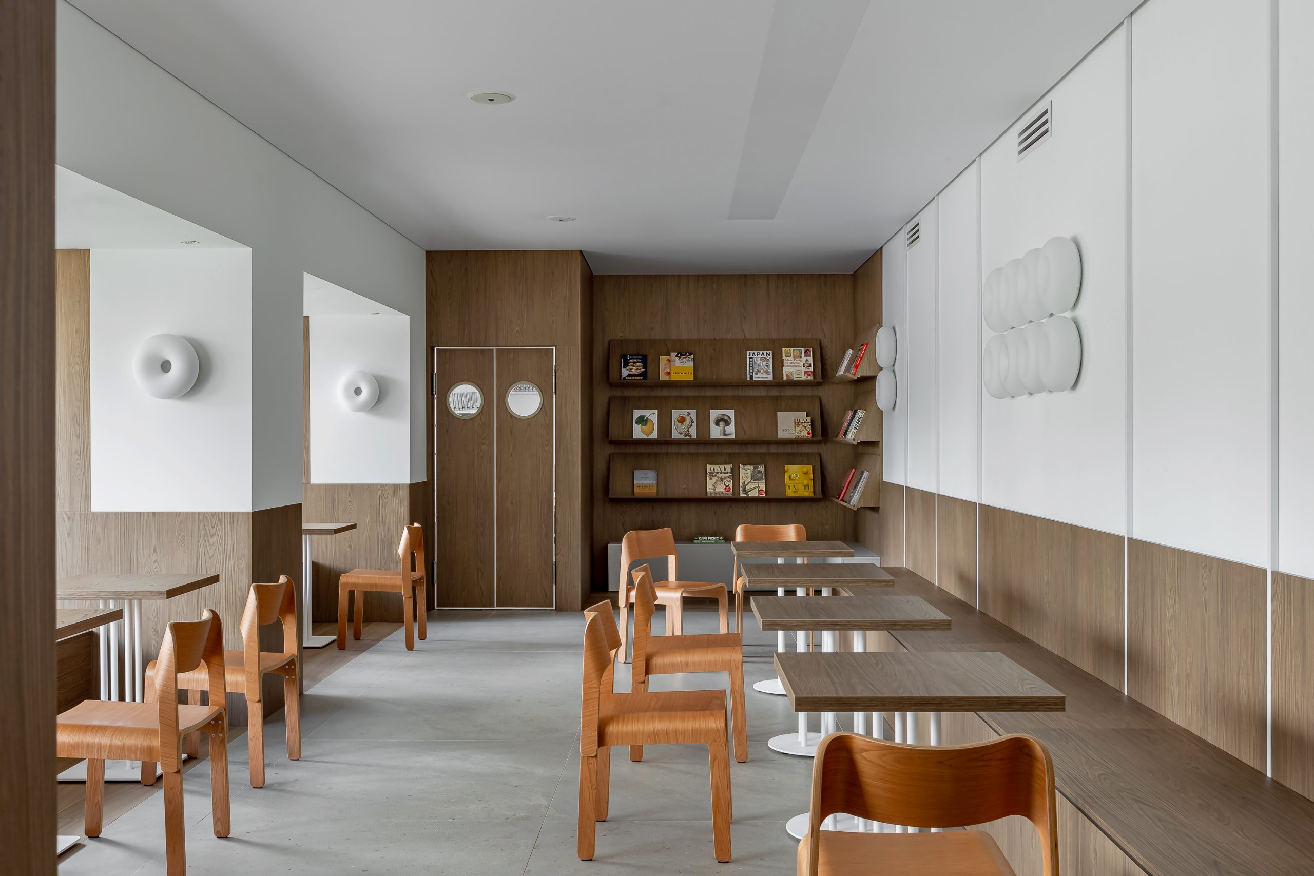 Anna Lazar brings books, coffee and warm timber together at MARKS in Minsk
