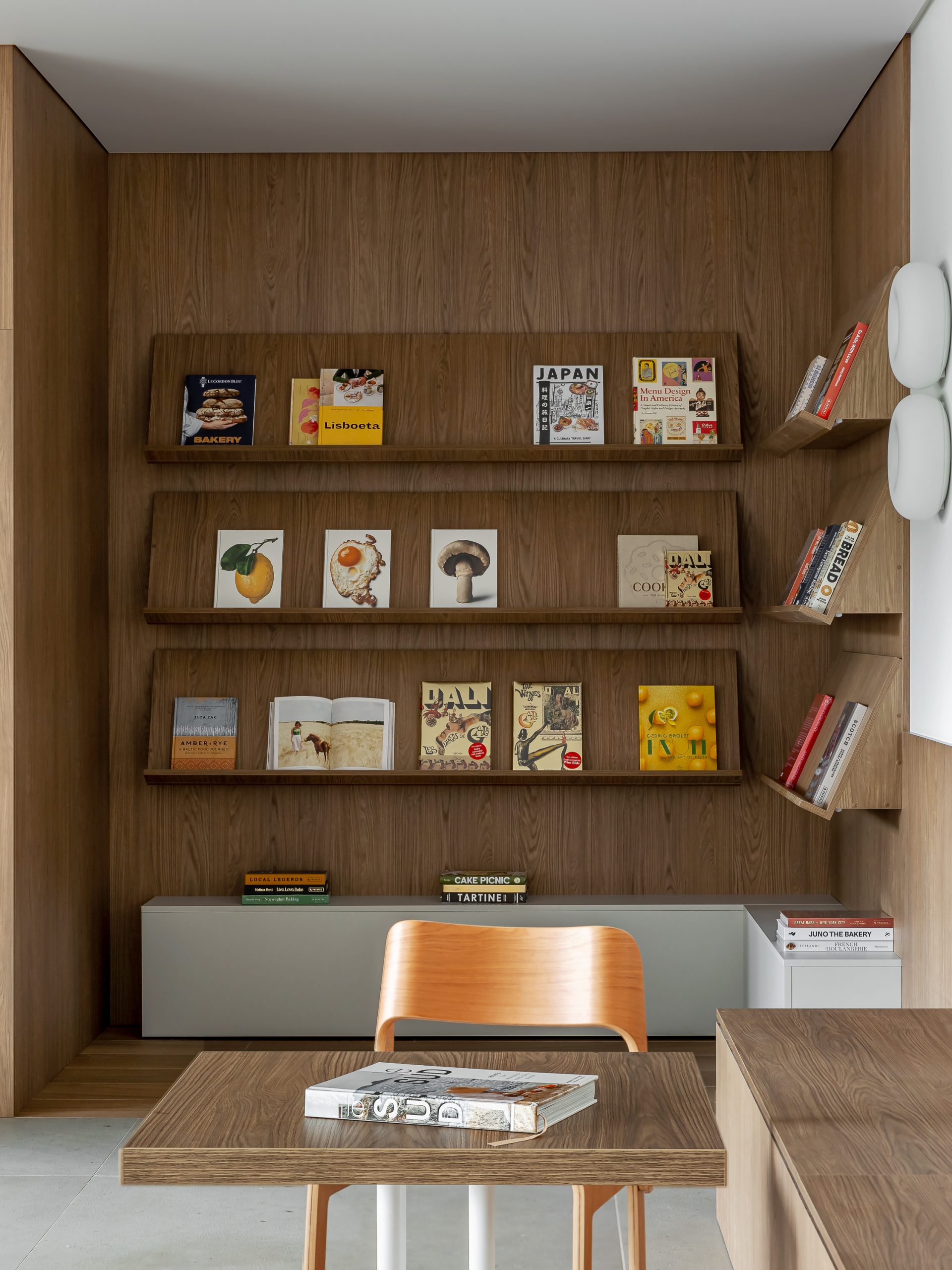 Interior seating at MARKS Coffee & Books in Minsk