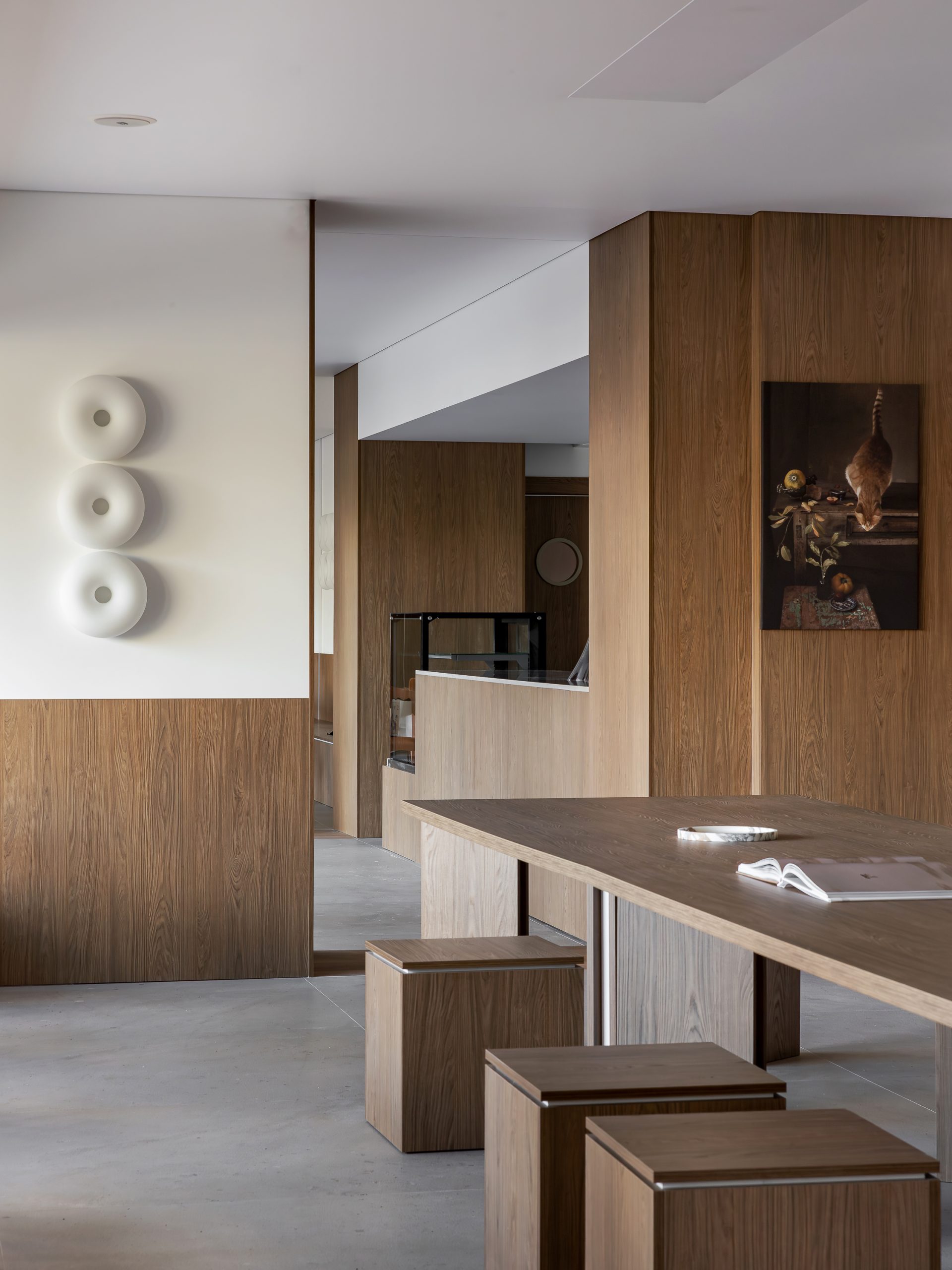 Interior view of MARKS Coffee & Books designed by Anna Lazar