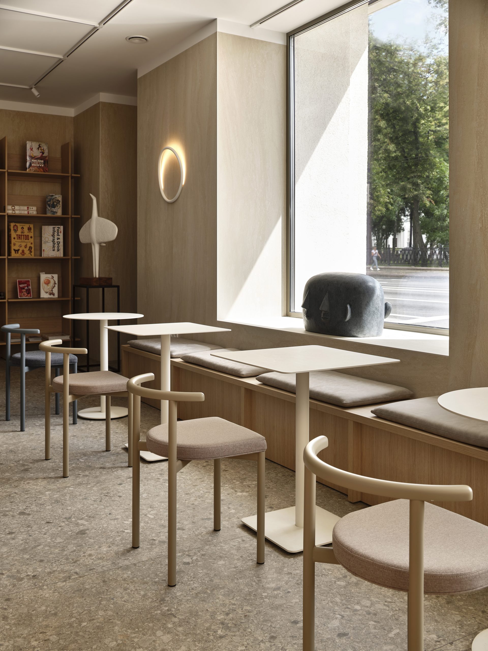 Light beam and historic chapel surfaces in Threshold by Emilio Ferro, photo Roberto Conte
