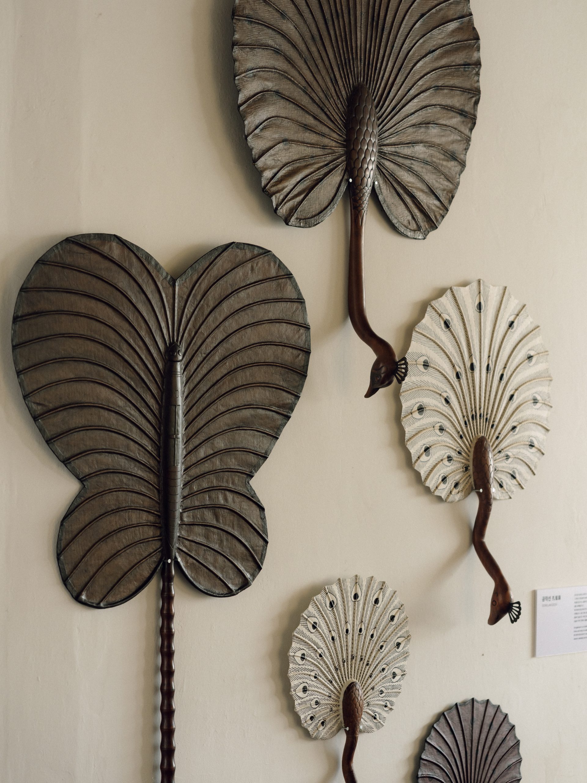 Craft objects arranged at RE:WEAVE / LEGACY in Yongsan