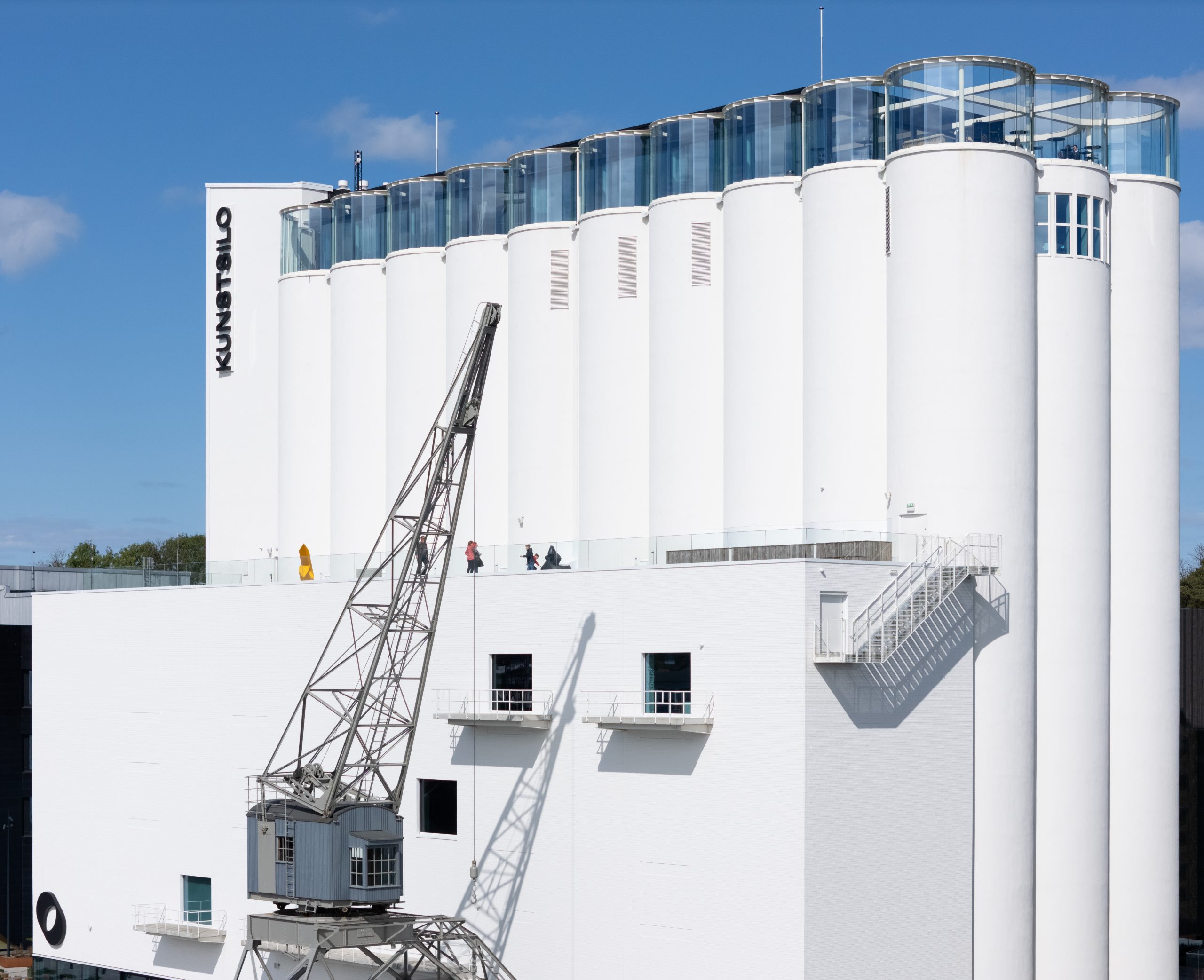Kunstsilo architecture in Kristiansand Norway