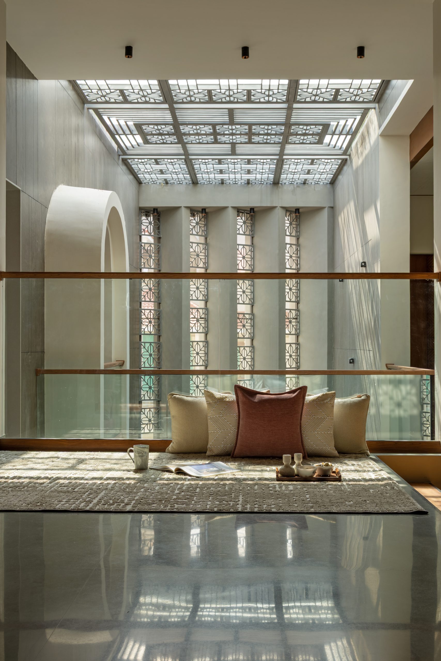 Tathasthu residence architecture and landscape in Gujarat