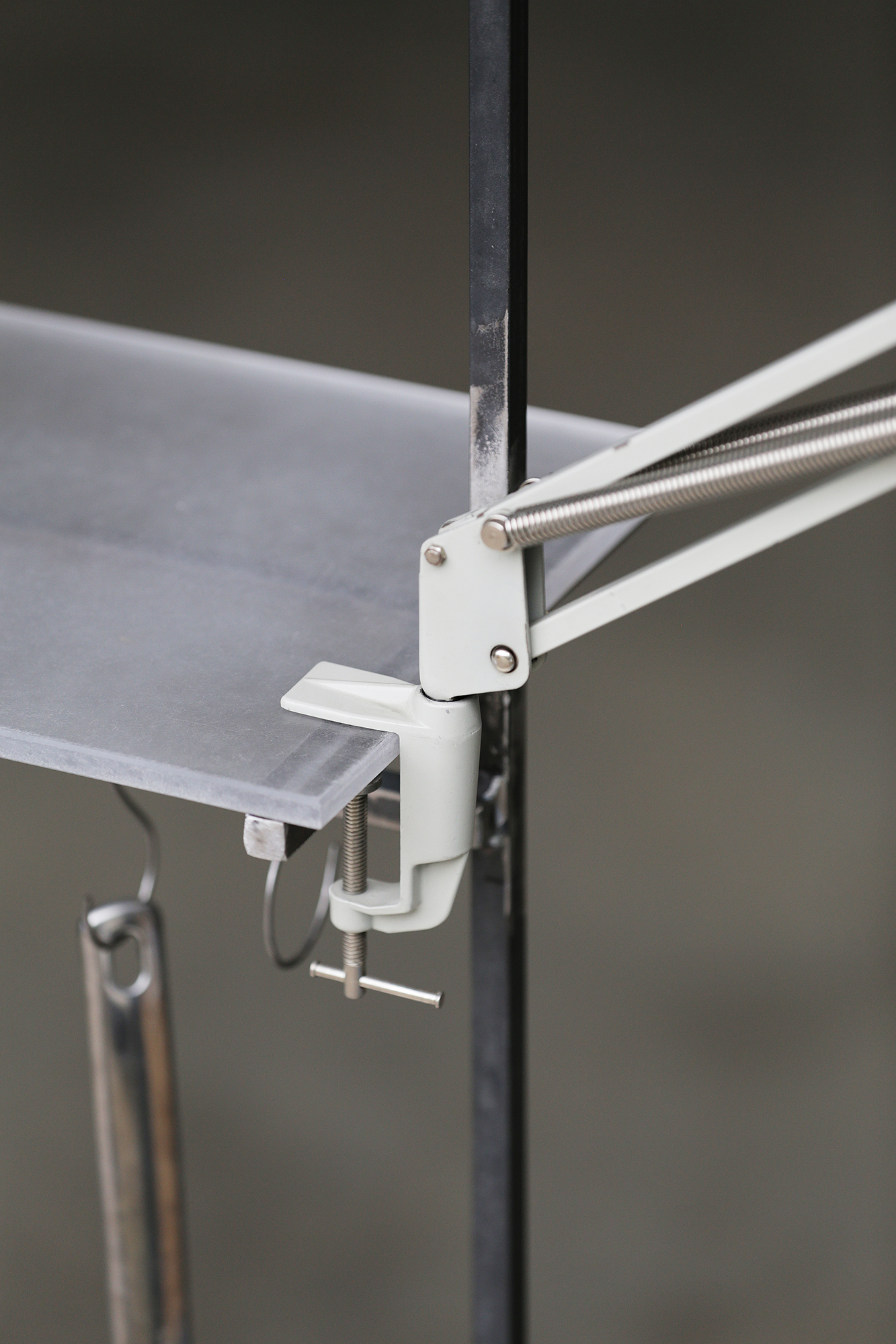 Reclaimed-material kitchen module from Cuisine Banale in Luxembourg