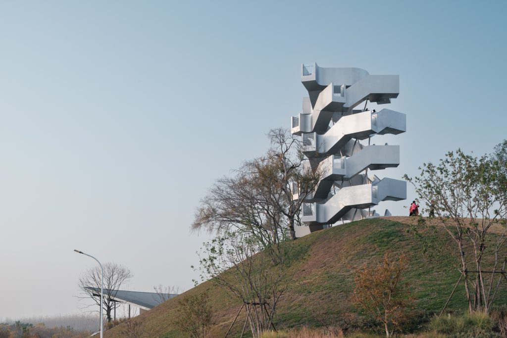 Chenhu Migratory Bird Observation Tower by Xiang Architects in Wuhan, China