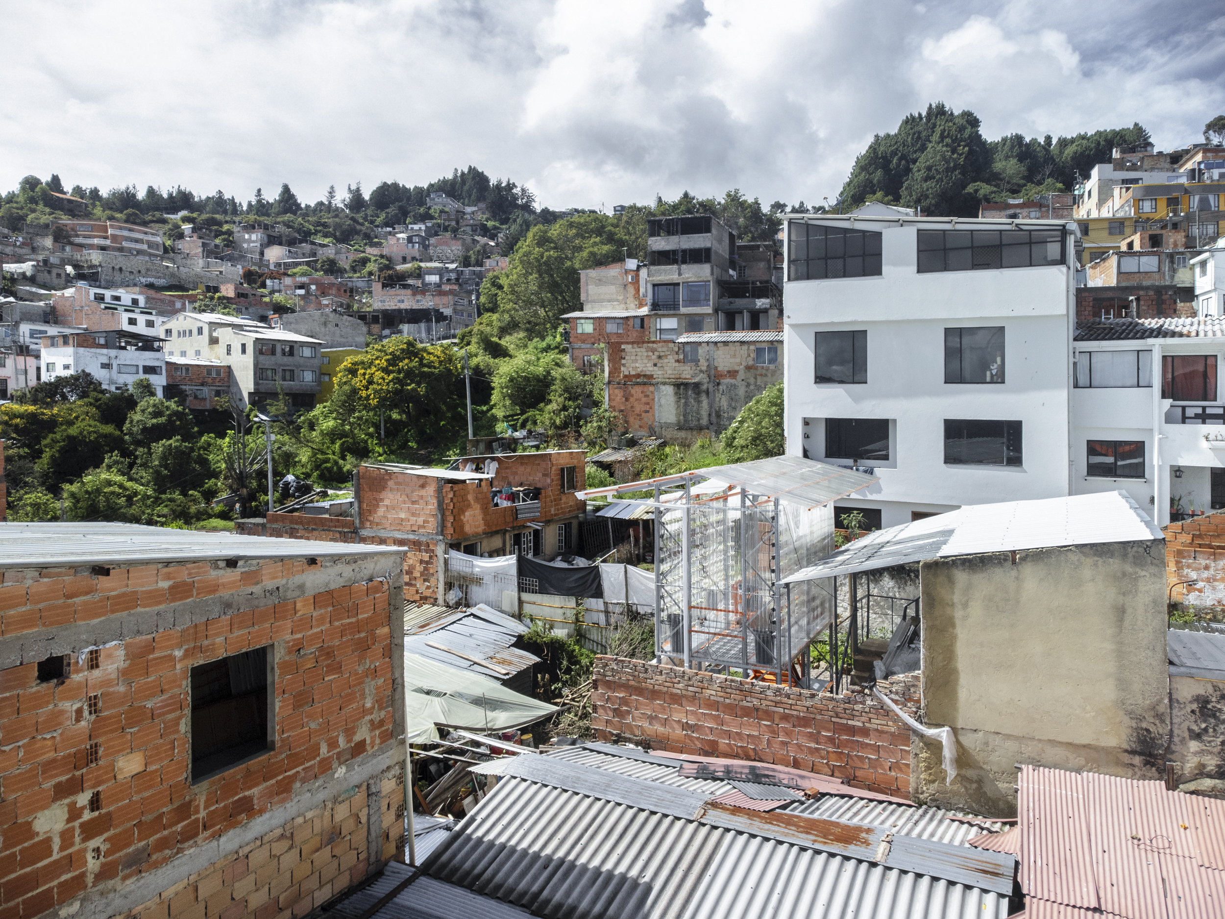 Community hydroponics pavilion by Alsar Atelier in Bogota