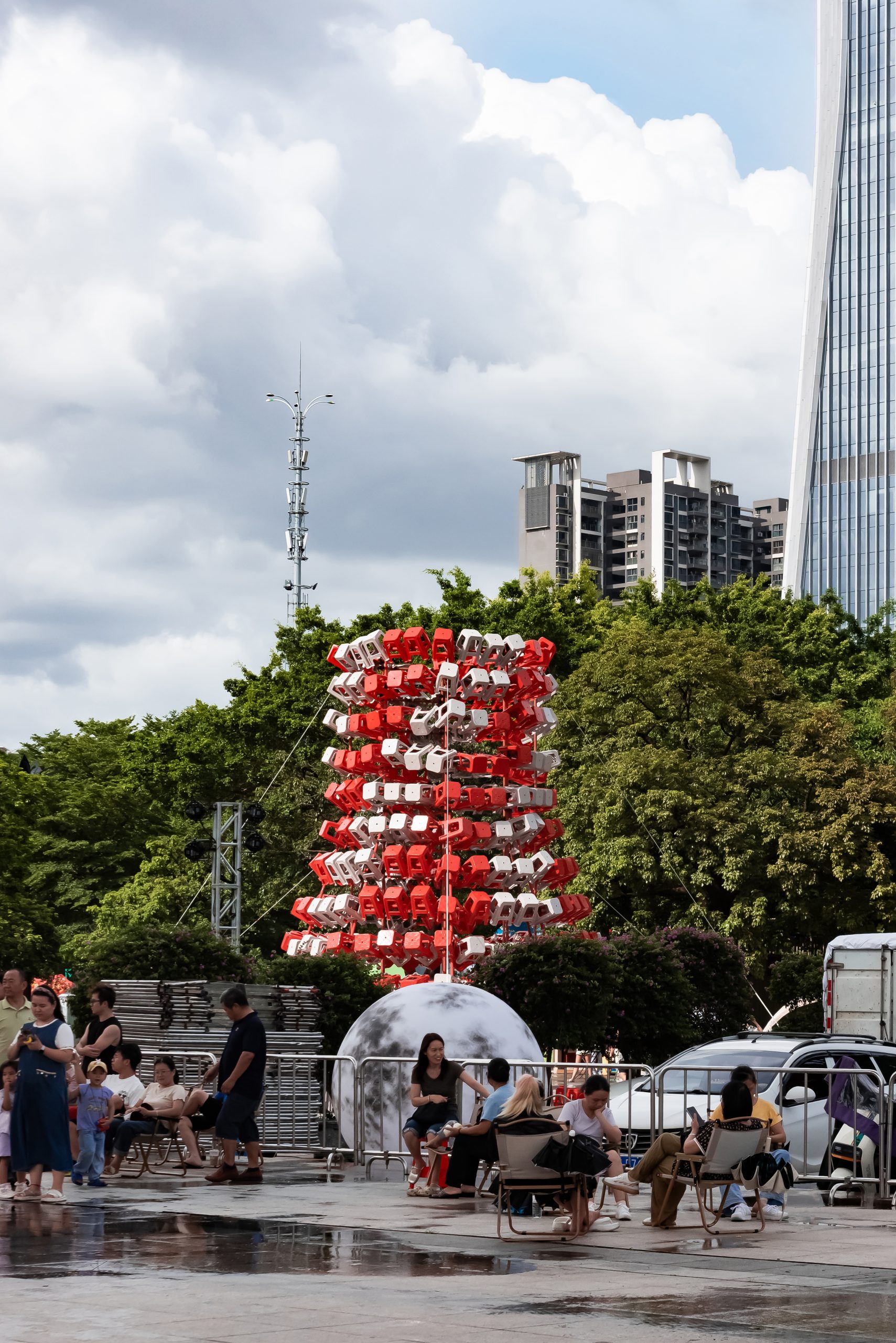 Stool Tower by 1Y Architects at Foshan Cultural and Creative Week