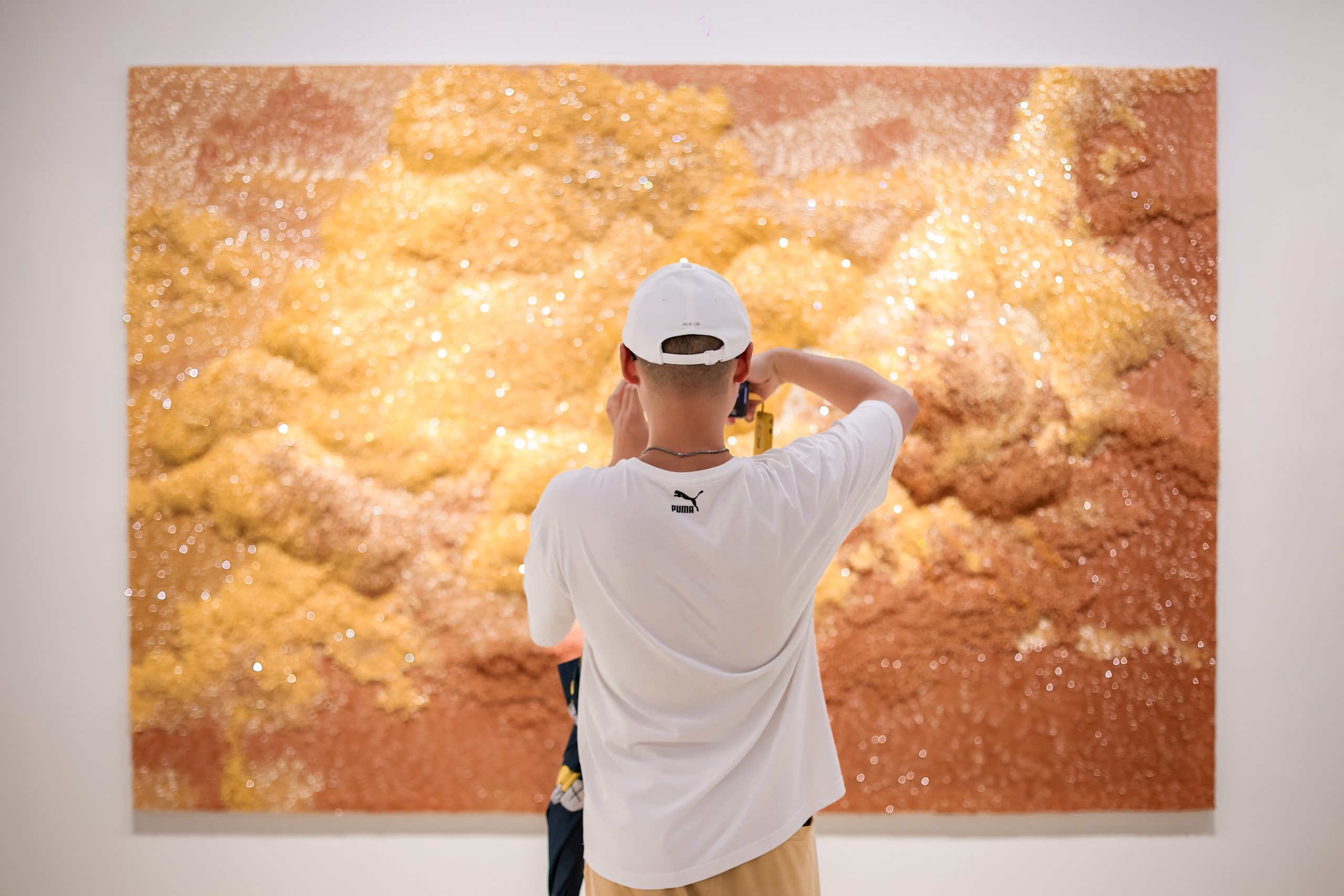 Installation view of Tia-Thuy Nguyen's solo exhibition Fields of Resonance