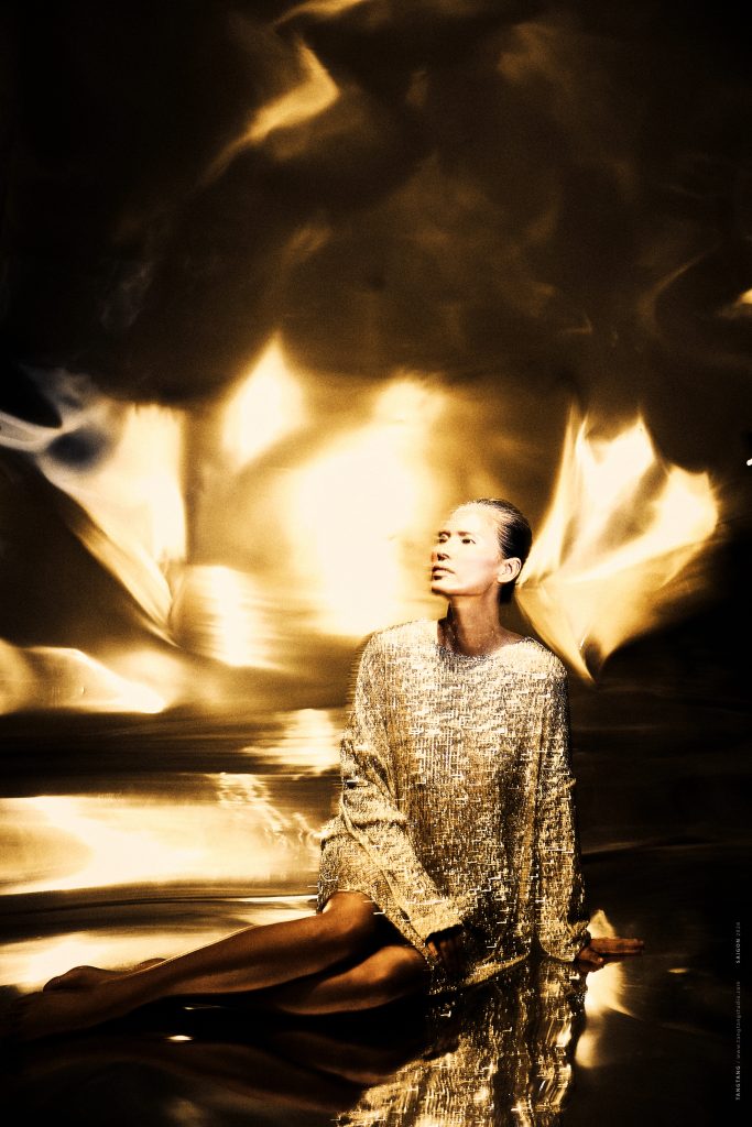Portrait of Vietnamese artist Tia-Thuy Nguyen, photographed by TANGTANG