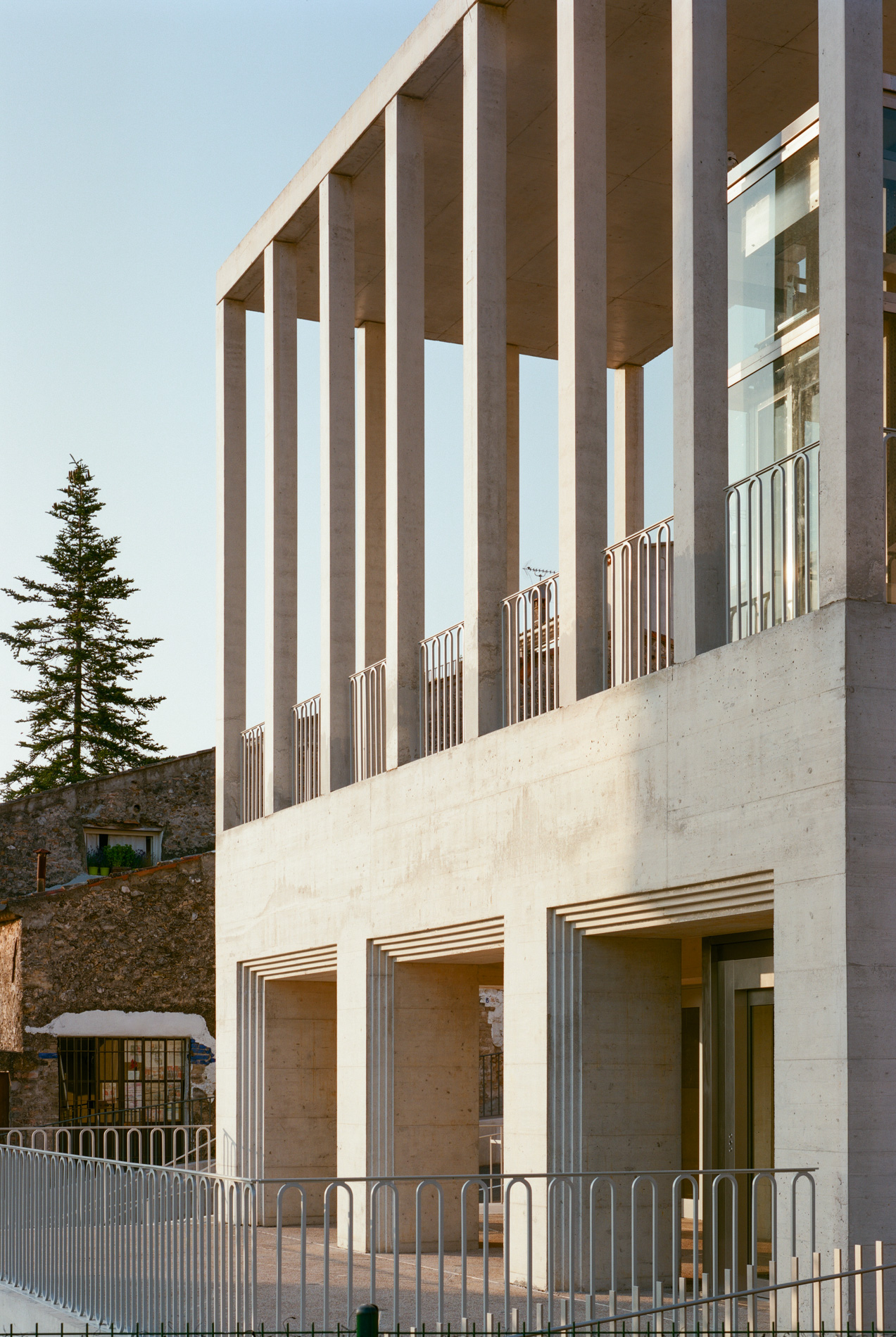 Biot Municipal Building Extension by Atelier EGR in Biot, France. Photo by Giaime Meloni.