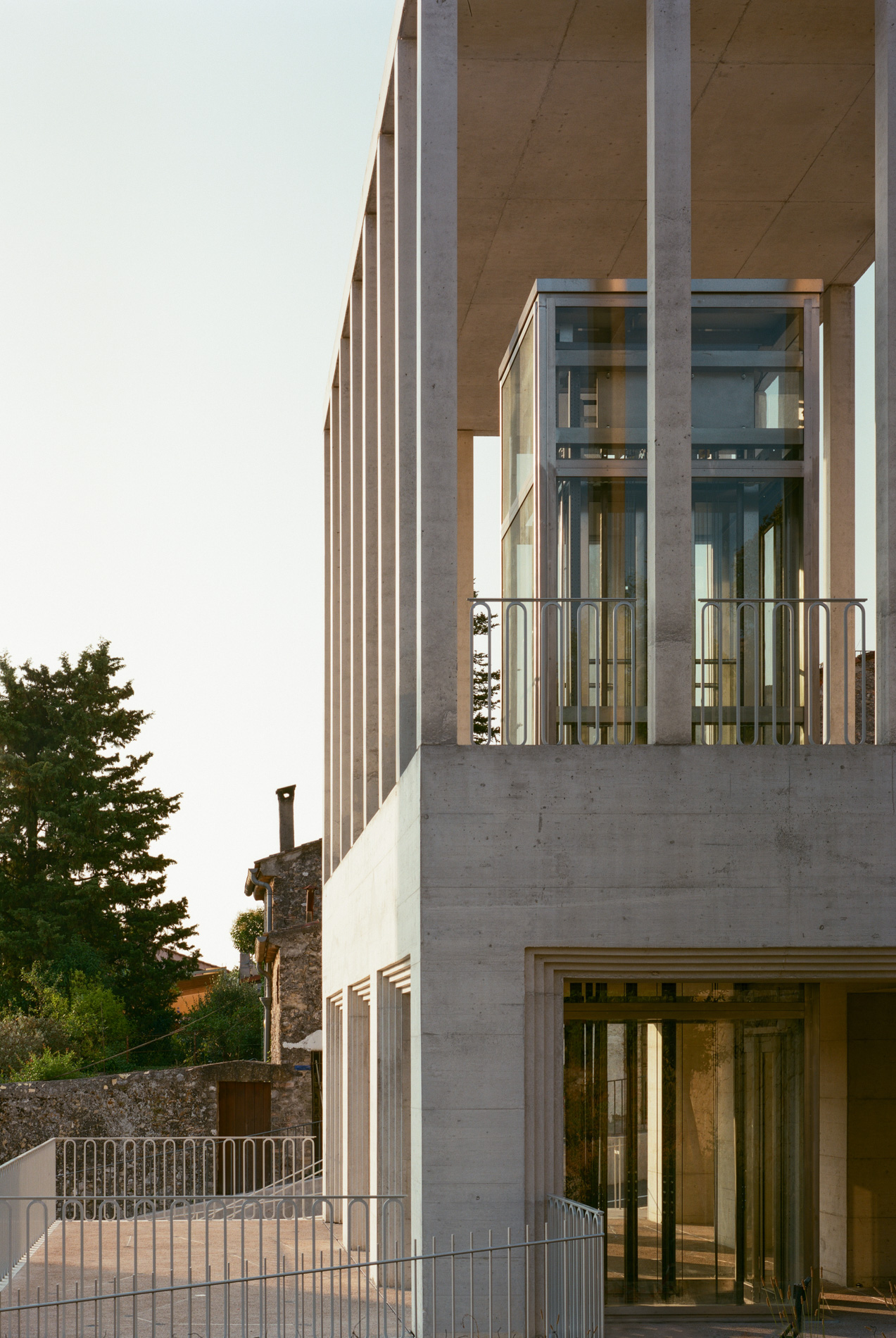 Biot Municipal Building Extension by Atelier EGR in Biot, France. Photo by Giaime Meloni.