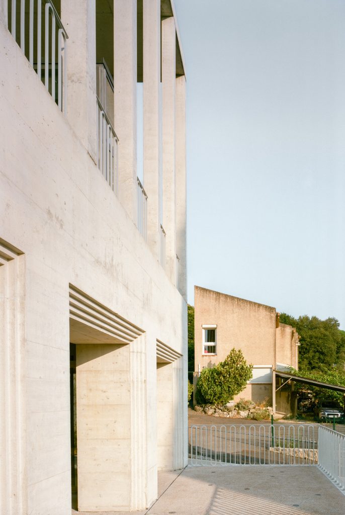 Biot Municipal Building Extension by Atelier EGR in Biot, France. Photo by Giaime Meloni.